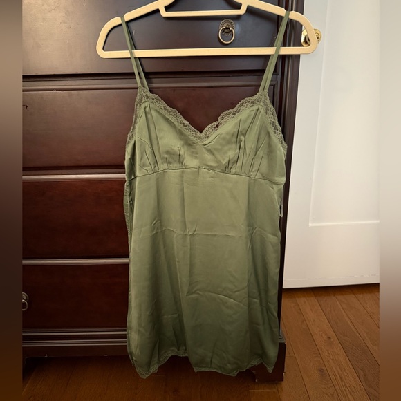 American Eagle Outfitters Dresses & Skirts - NWT American Eagle Satin Lace Mini Slip Dress